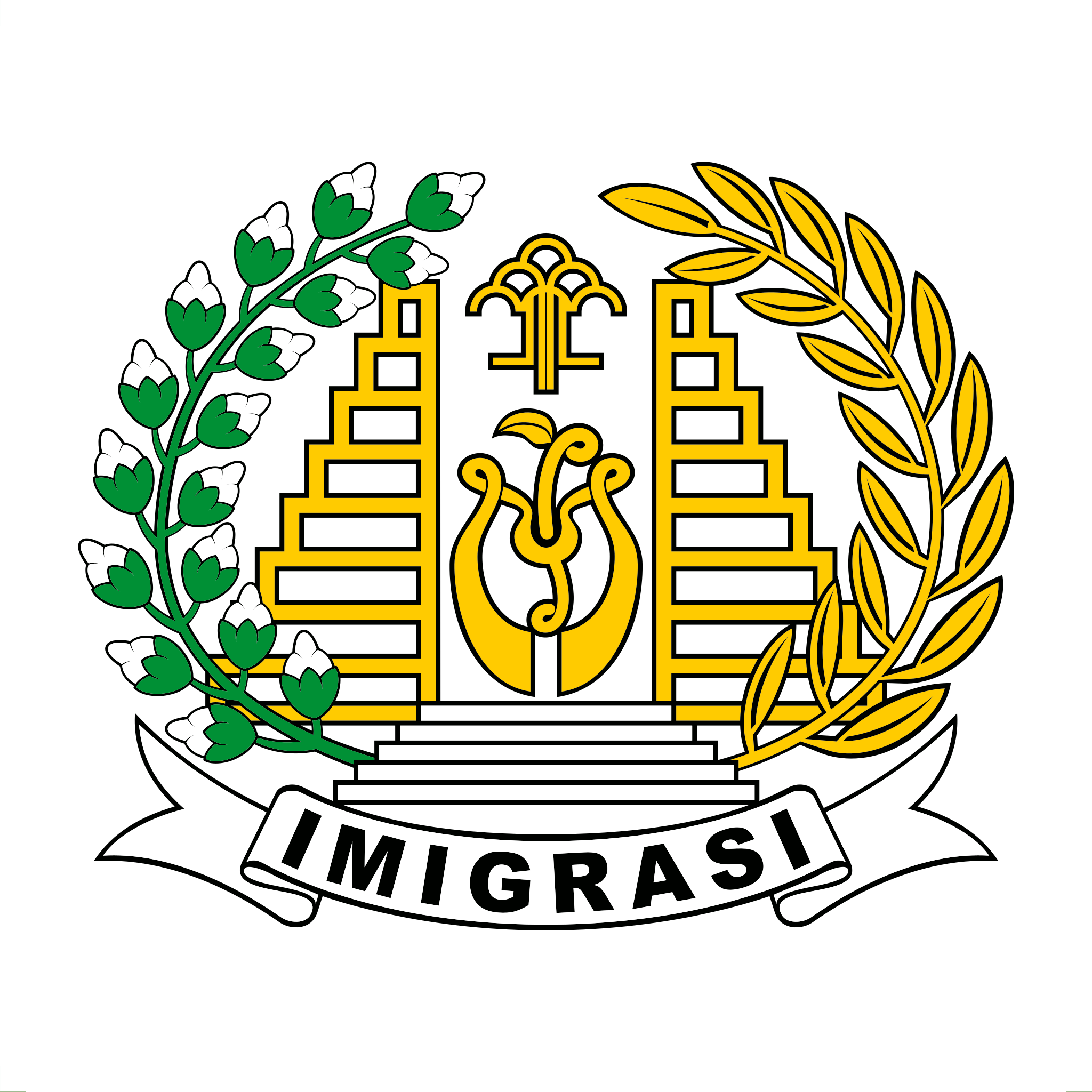 Logo Imigrasi Tanah Datar